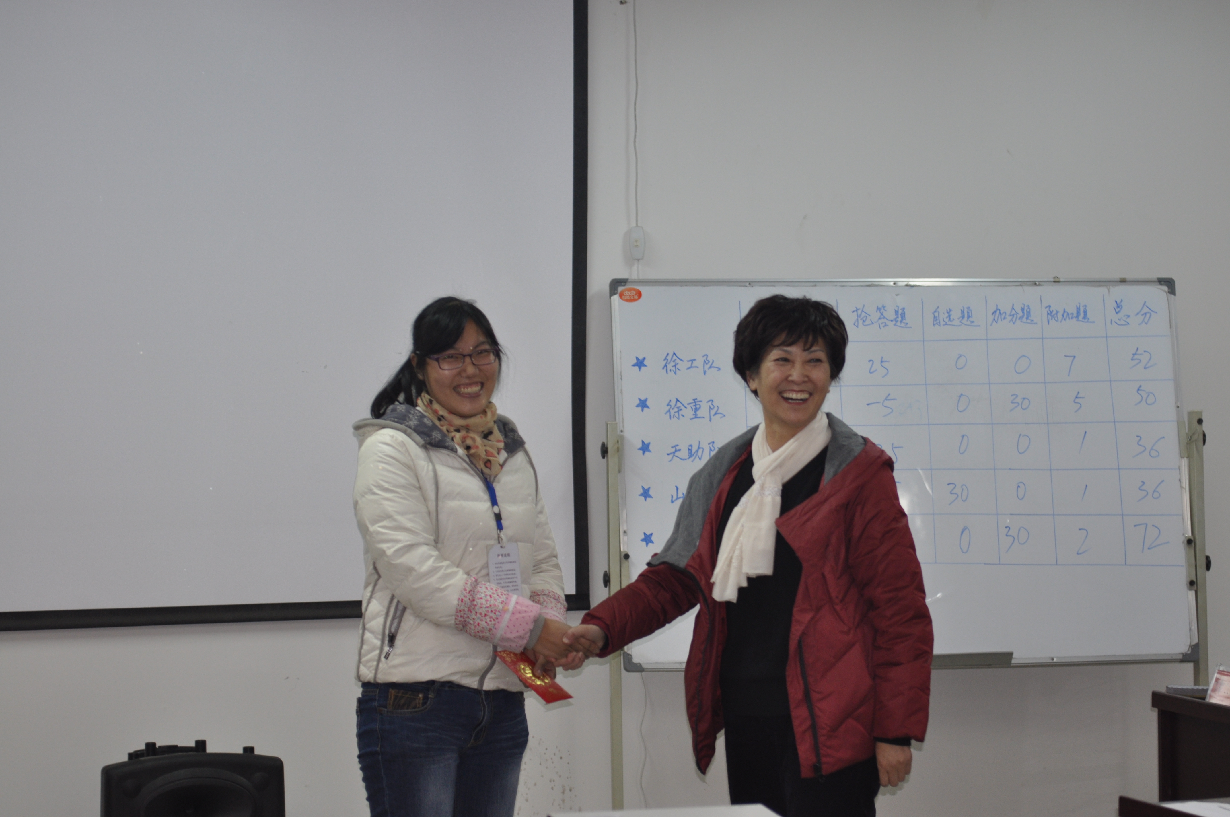 2014年河南路友配件知識競賽獲獎選手和公司領(lǐng)導合影。
