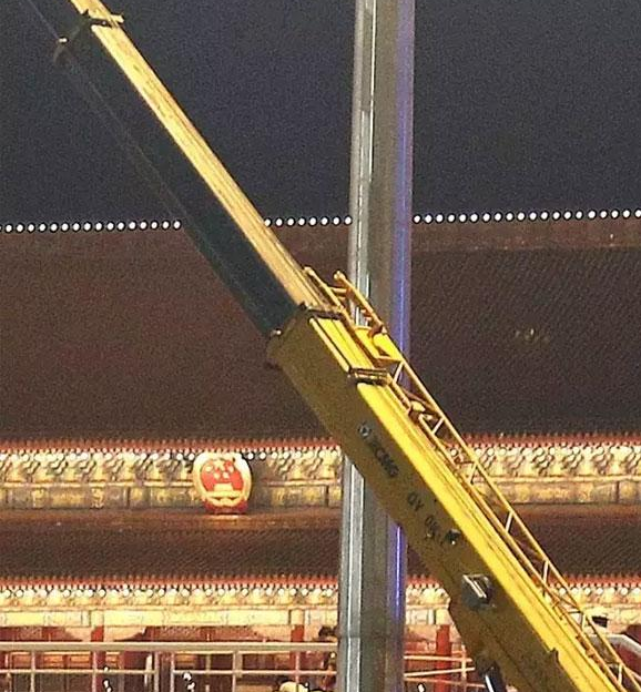 徐工吊車(chē)日夜工作，確保70年閱兵正常進(jìn)行