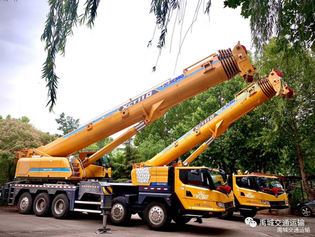 徐工XCT110重型吊車(chē)交車(chē)儀式在禹城舉行