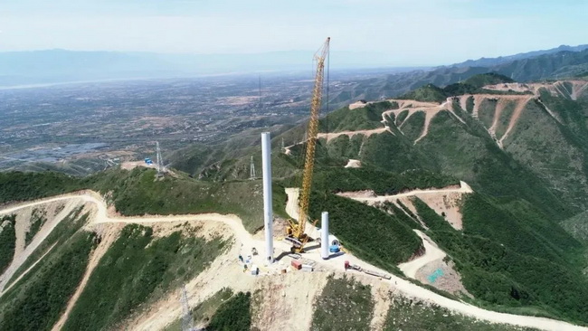 徐工1200噸全地面起重機，完成了100座風(fēng)機的吊裝