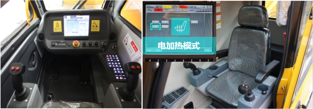駕駛室設計上充滿(mǎn)了現代感與人性化