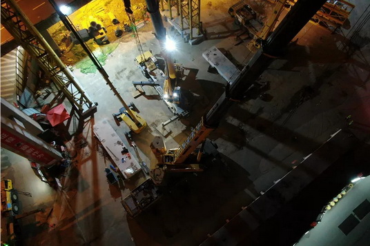徐工起重機施工合肥重點(diǎn)建設項目