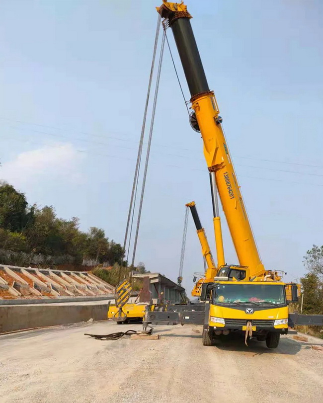 徐工起重機助陣大瑞鐵路橋梁建設