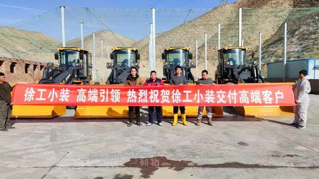 徐工小型裝載機批量交付河南客戶(hù)